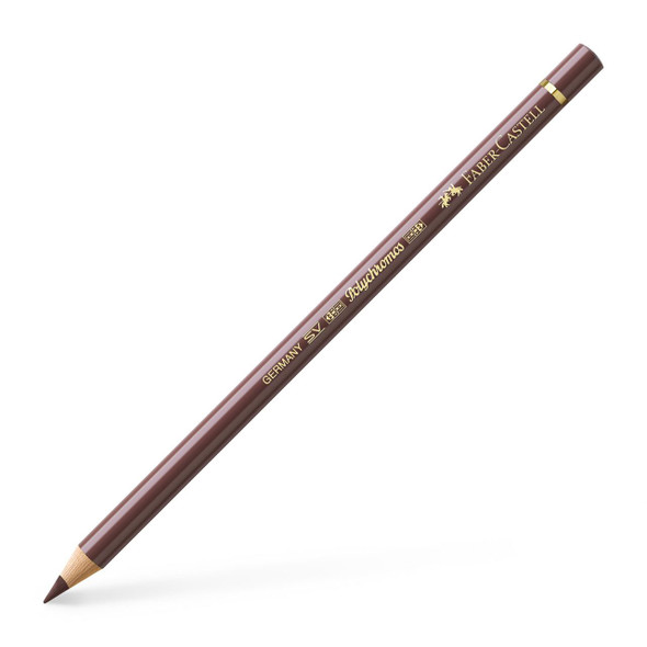 Faber-Castell Polychromos Colored Pencil, 176 Van Dyck Brown