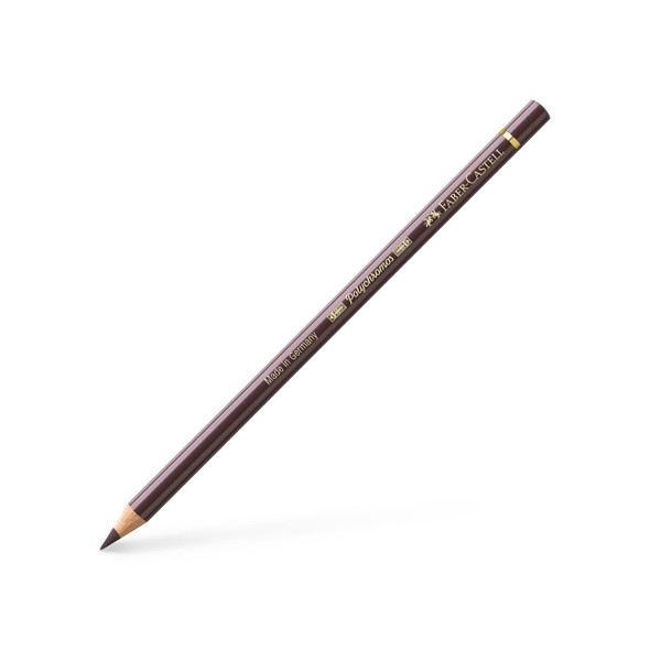 Faber-Castell Polychromos Colored Pencil, 177 Walnut Brown