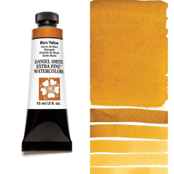  Daniel Smith Extra Fine Watercolor, 15 ml, Mars Yellow 