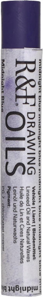  R&F Handmade Paints, Drawing Oil, Midnight Blue 