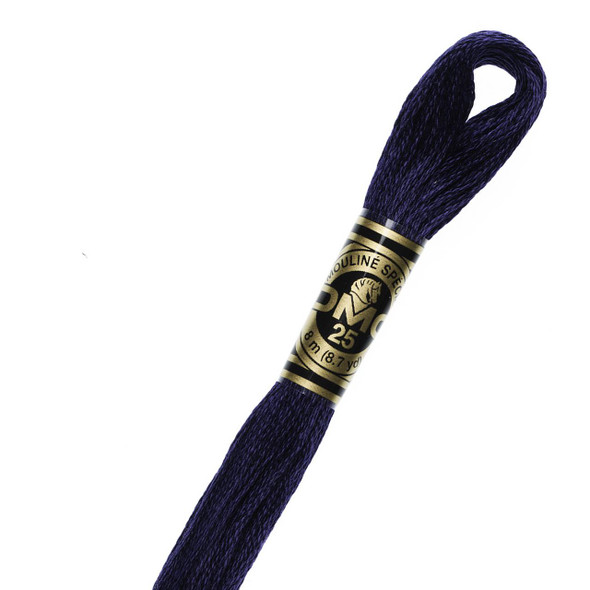  DMC Embroidery Floss, 823 Navy Blue Dark 