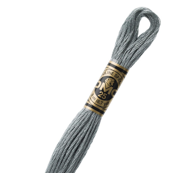  DMC Embroidery Floss, 169 Pewter Grey Medium 