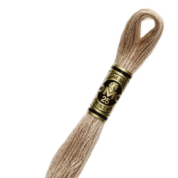  DMC Embroidery Floss, 3864 Mocha Beige Light 