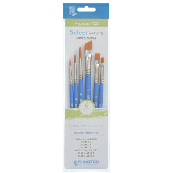Princeton Brush Select Artiste Value Set #22