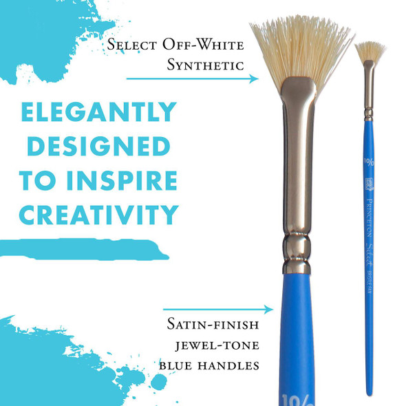 Princeton Artist Brush Company Princeton Brush Select Artiste, Series 3750, Bristle Fan 10/0 