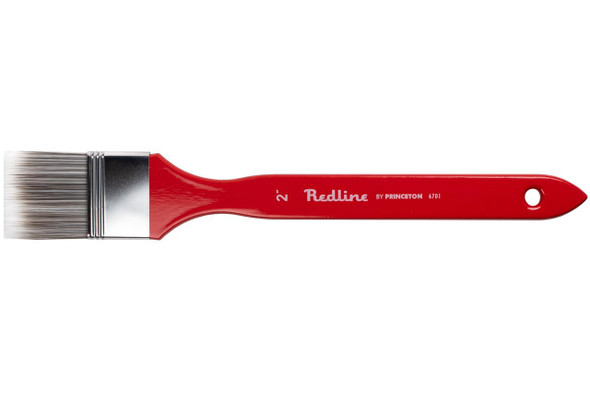 Princeton Artist Brush Company Princeton Brush Redline Synthetic Blend, Series 6700, Long Handle, Flat 2" 