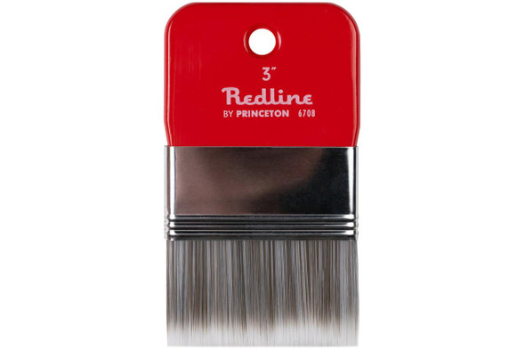 Princeton Artist Brush Company Princeton Brush Redline Synthetic Blend, Series 6700, Flat Paddle 3" 