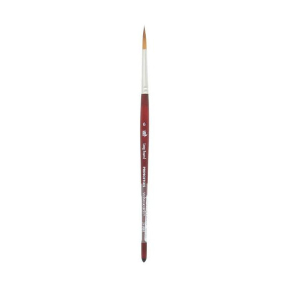 Princeton Artist Brush Company Velvetouch 3950 Long Round 6 