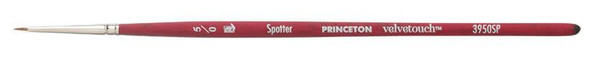 Princeton Artist Brush Company Princeton Brush Velvetouch, Series 3950, Short Handle Brushes, Spotter 5/0 