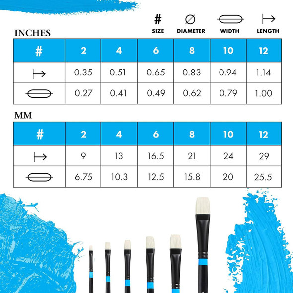 Princeton Artist Brush Company Princeton Brush Aspen Synthetic Bristle, Series 6500, Bright 8 