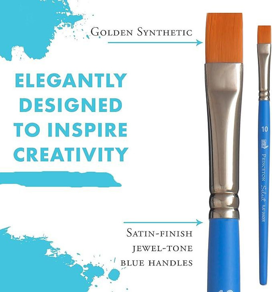 Princeton Artist Brush Company Princeton Brush Select Artiste, Series 3750, Flat Shader 12 