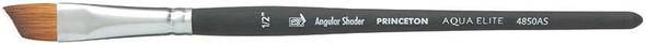 Princeton Artist Brush Company Princeton Brush Aqua Elite, Synthetic Kolinsky Sable, Series 4850, Angle Shader 1/4" 