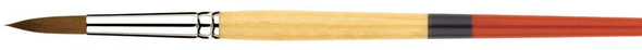 Princeton Artist Brush Company Princeton Brush Snap! Series 9650, Short Handle, Gold Taklon, Round 16 