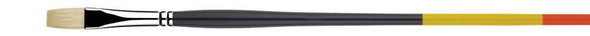 Princeton Artist Brush Company Princeton Brush Snap! Series 9700, Long Handle, Natural Bristle, Flat 12 