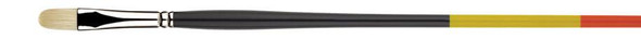 Princeton Artist Brush Company Princeton Brush Snap! Series 9700, Long Handle, Natural Bristle, Filbert 12 