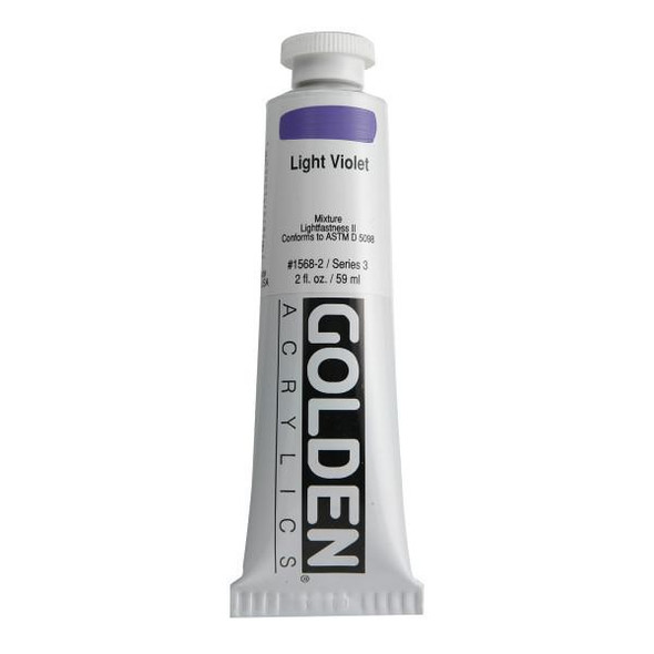 Golden Artist Colors Golden Heavy Body Acrylic, 2oz., Light Violet