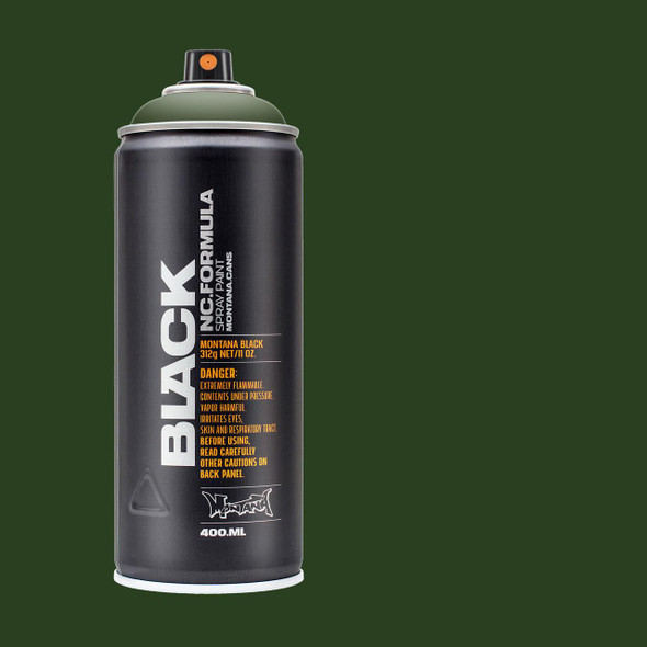 Montana Cans BLACK Spray Paint, 400ml, Toad