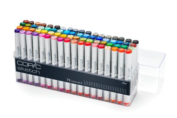 Copic Sketch Marker Set, 72A Colors