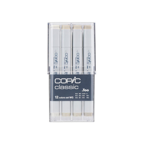 Copic COPIC Original Marker - 12-Color Warm Gray Set 