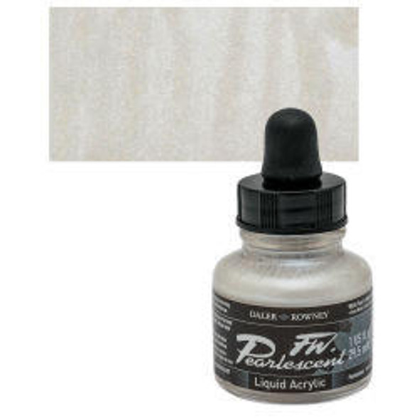 Daler-Rowney FW Acrylic Artists Ink White Pearl 1oz 