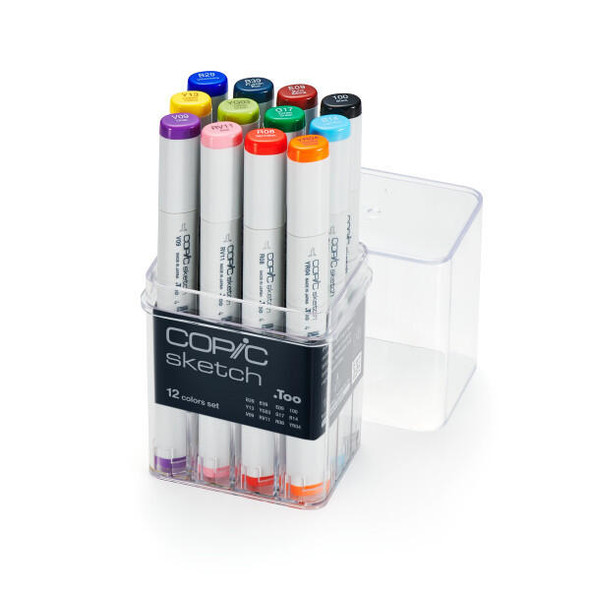 Copic Sketch Marker Set, 36-Piece Basic Set, V2