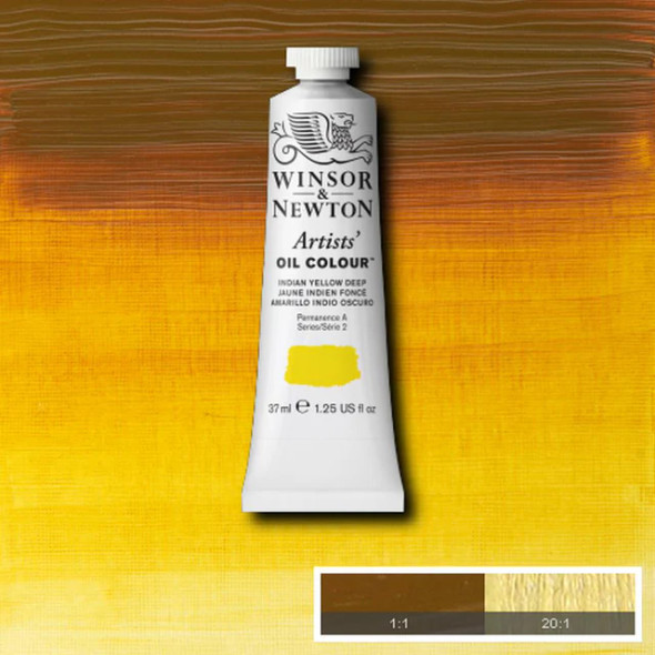 Winsor & Newton Artists' Oil Color, 37ml, Indian Yellow Deep