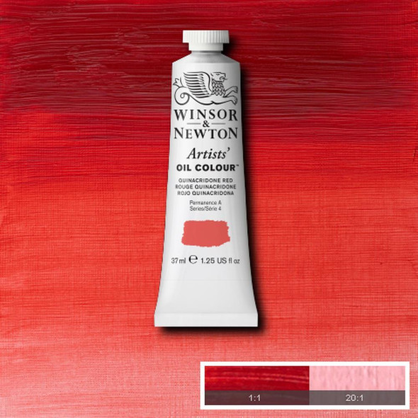 Winsor & Newton Artists' Oil Color, 37ml, Quinacridone Red