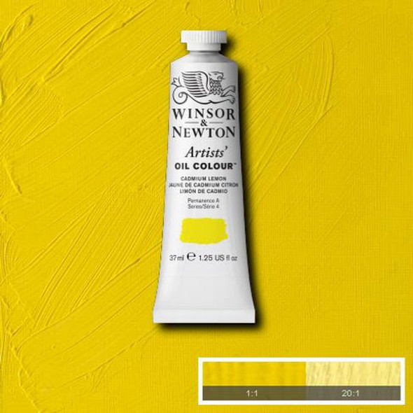 Winsor & Newton Artists' Oil Color, 37ml, Cadmium Lemon