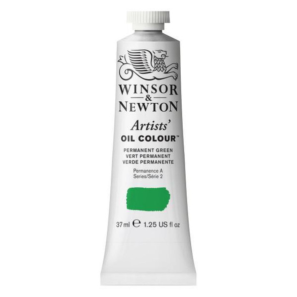 Winsor & Newton Artists' Oil Color, 37ml, Permanent Green