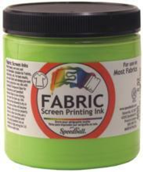 Speedball Art Products Lime Green 8oz Fluorescent Screen Printing Ink