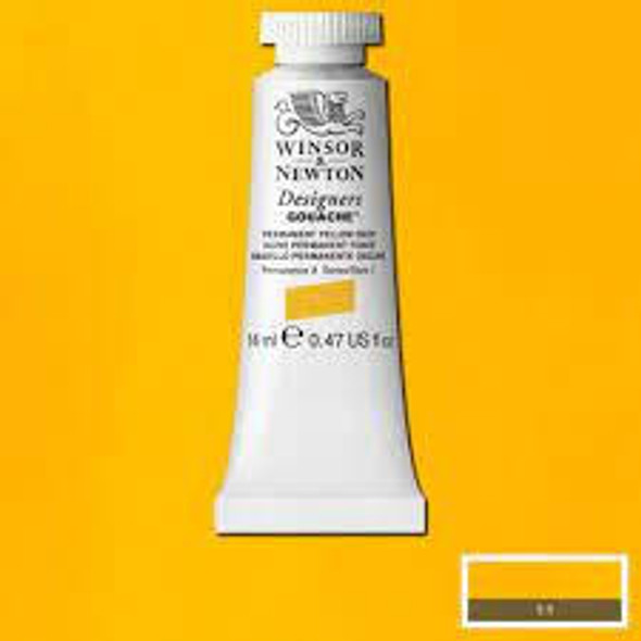 Winsor & Newton Designers Gouache 14ml tube - Permanent Yellow Dee 