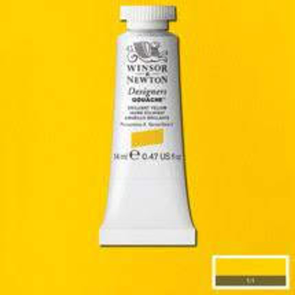 Winsor & Newton Designers Gouache 14ml tube - Cadmium Yellow Pale 