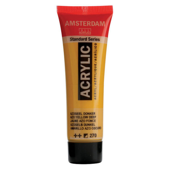 Royal Talens Amsterdam Acrylic Azo Yellow Deep 20mL