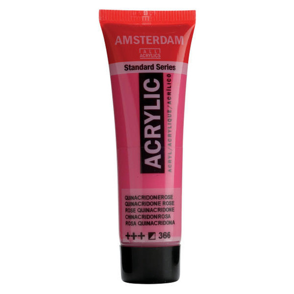 Royal Talens Amsterdam Acrylic Quinacridone Rose 20mL
