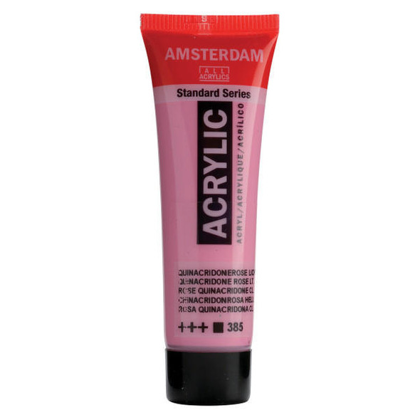 Royal Talens Amsterdam Acrylic Quinacridone Rose Lt. 20mL