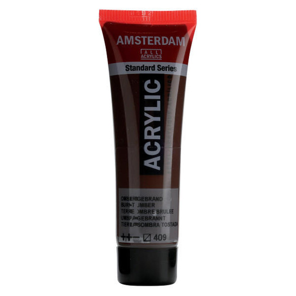 Royal Talens Amsterdam Acrylic Burnt Umber 20mL