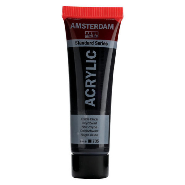 Royal Talens Amsterdam Acrylic Oxide Black 20mL