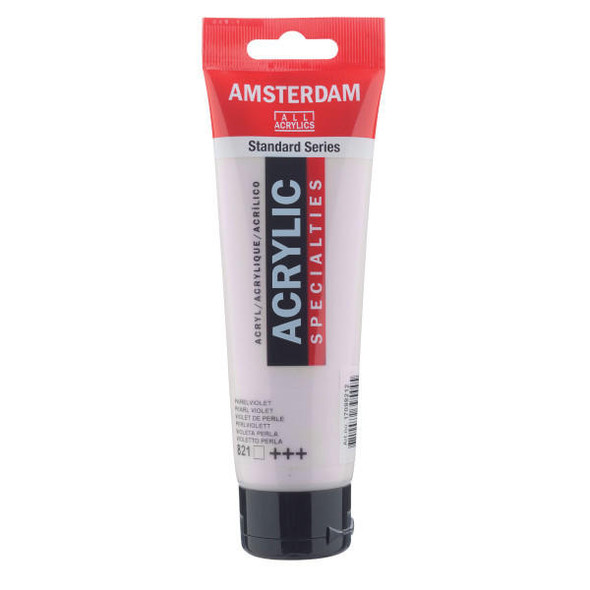 Royal Talens Amsterdam Acrylic Pearl Violet 821 120mL