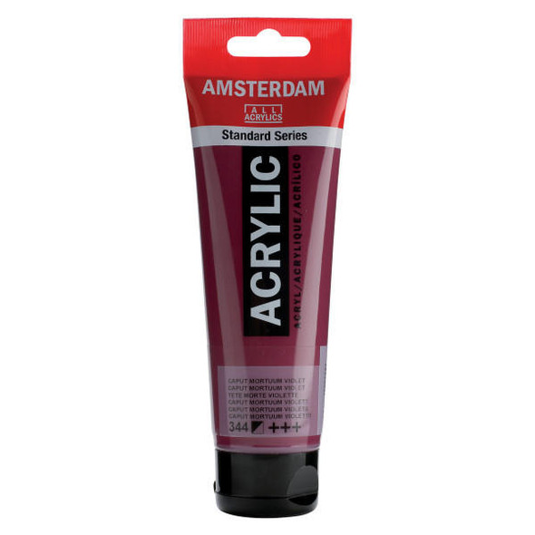 Royal Talens Amsterdam Acrylic Caput Mortuum Violet 344 120mL