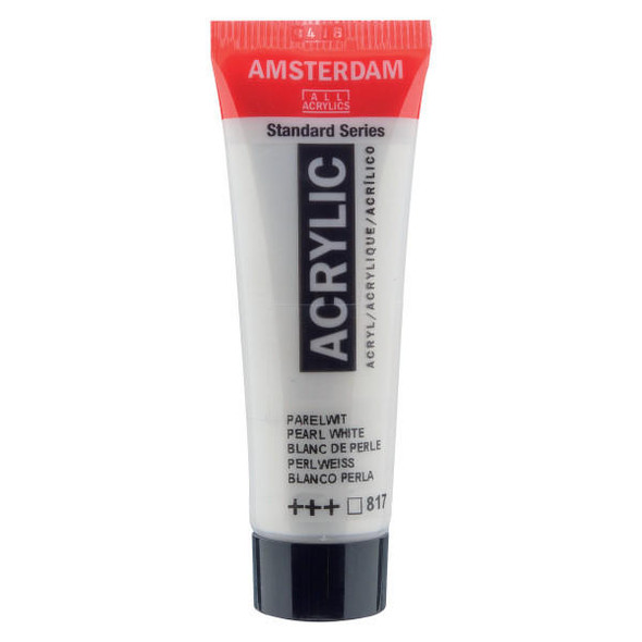 Royal Talens Amsterdam Acrylic Pearl White 20mL