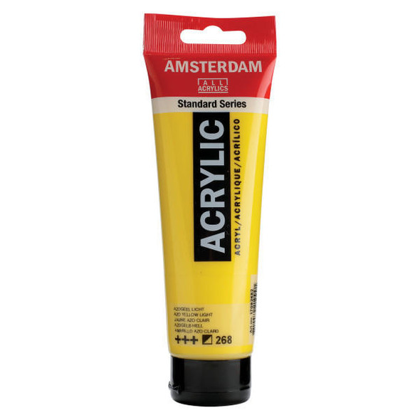 Royal Talens Amsterdam Acrylic Azo Yellow Lt 268 120mL