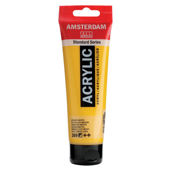 Royal Talens Amsterdam Acrylic Azo Yellow Med 269 120mL