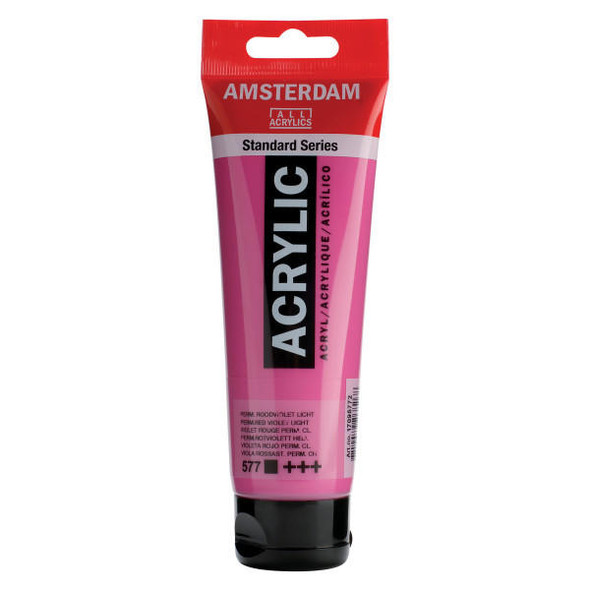Royal Talens Amsterdam Acrylic Perm Rd Viol Lt577 120mL