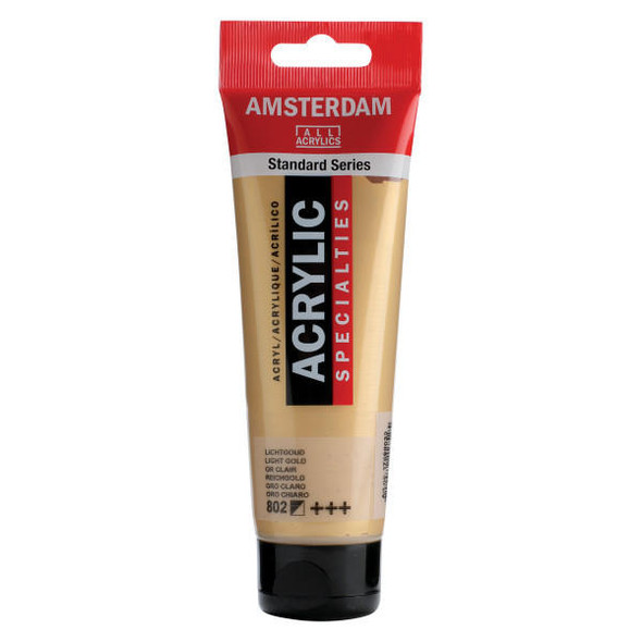 Royal Talens Amsterdam Acrylic Light Gold 802 120mL