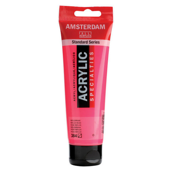Royal Talens Amsterdam Acrylic Reflex Rose 384 120mL