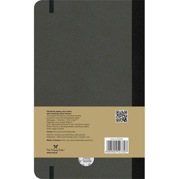  Flexbook Adventure Notebook - Large, Ruled, Off Black 