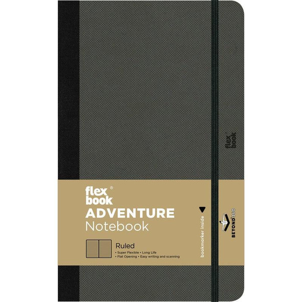  Flexbook Adventure Notebook - Large, Ruled, Off Black 