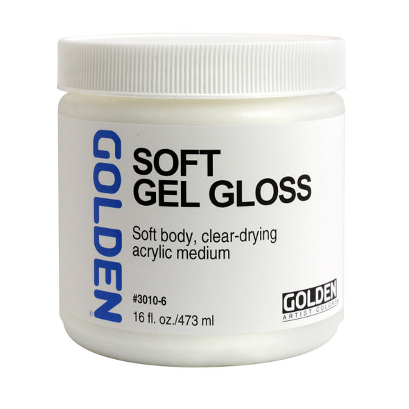 Golden High Solid Gloss Gel Medium - FLAX art & design