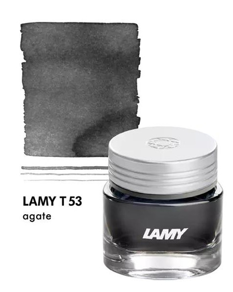 Lamy Inc LAMY T53 Crystal Fountain Pen Ink, Agate 