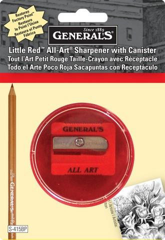 General Pencil Company General Pencil All Art Little Red "All Art" Sharpener with Canister 